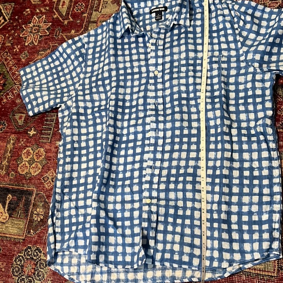 Lands' End linen shirt, mens L - Picture 8 of 8